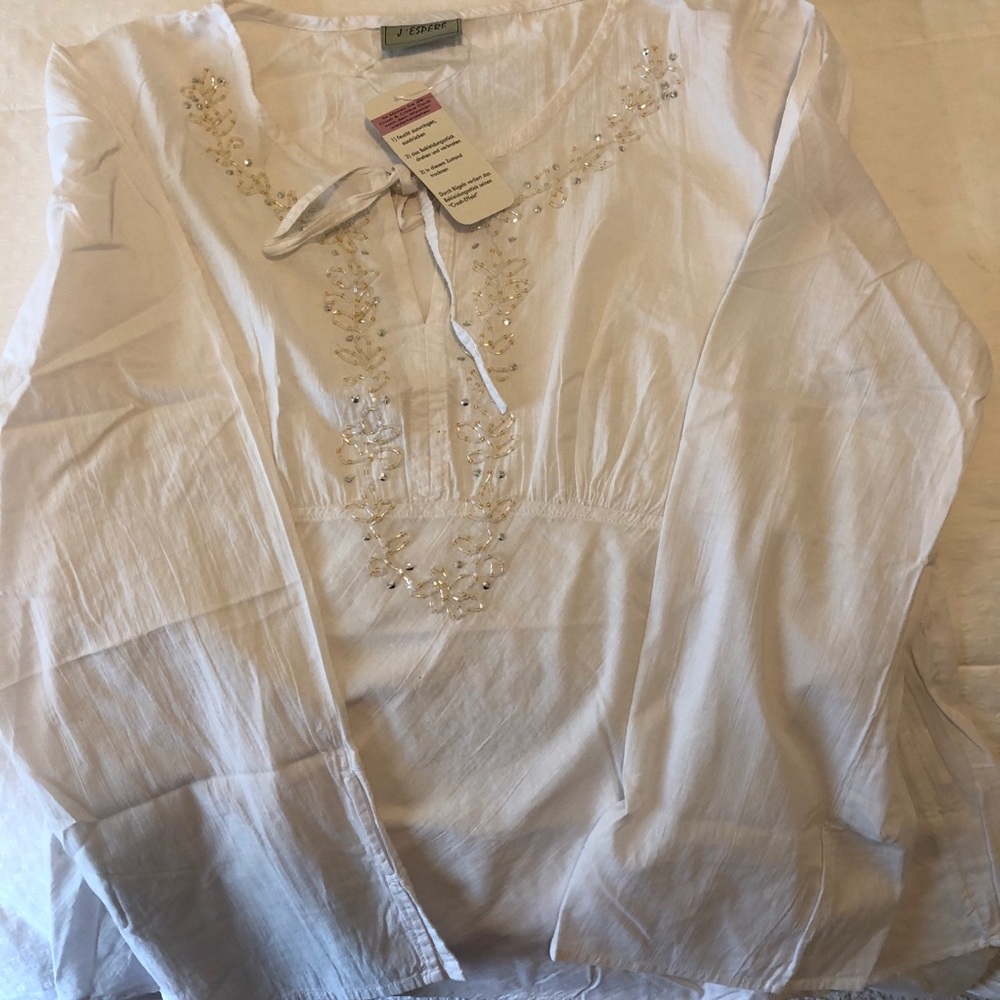 White Kurti Blouse